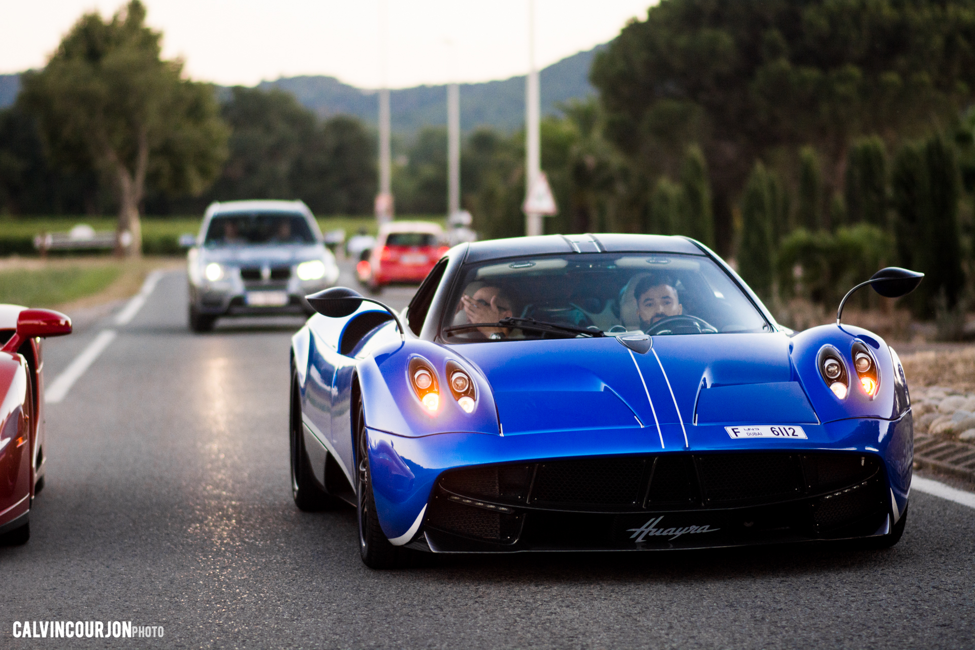 Pagani Huayra - en route - panorama - Cote dAzur - 2015 - Calvin Courjon