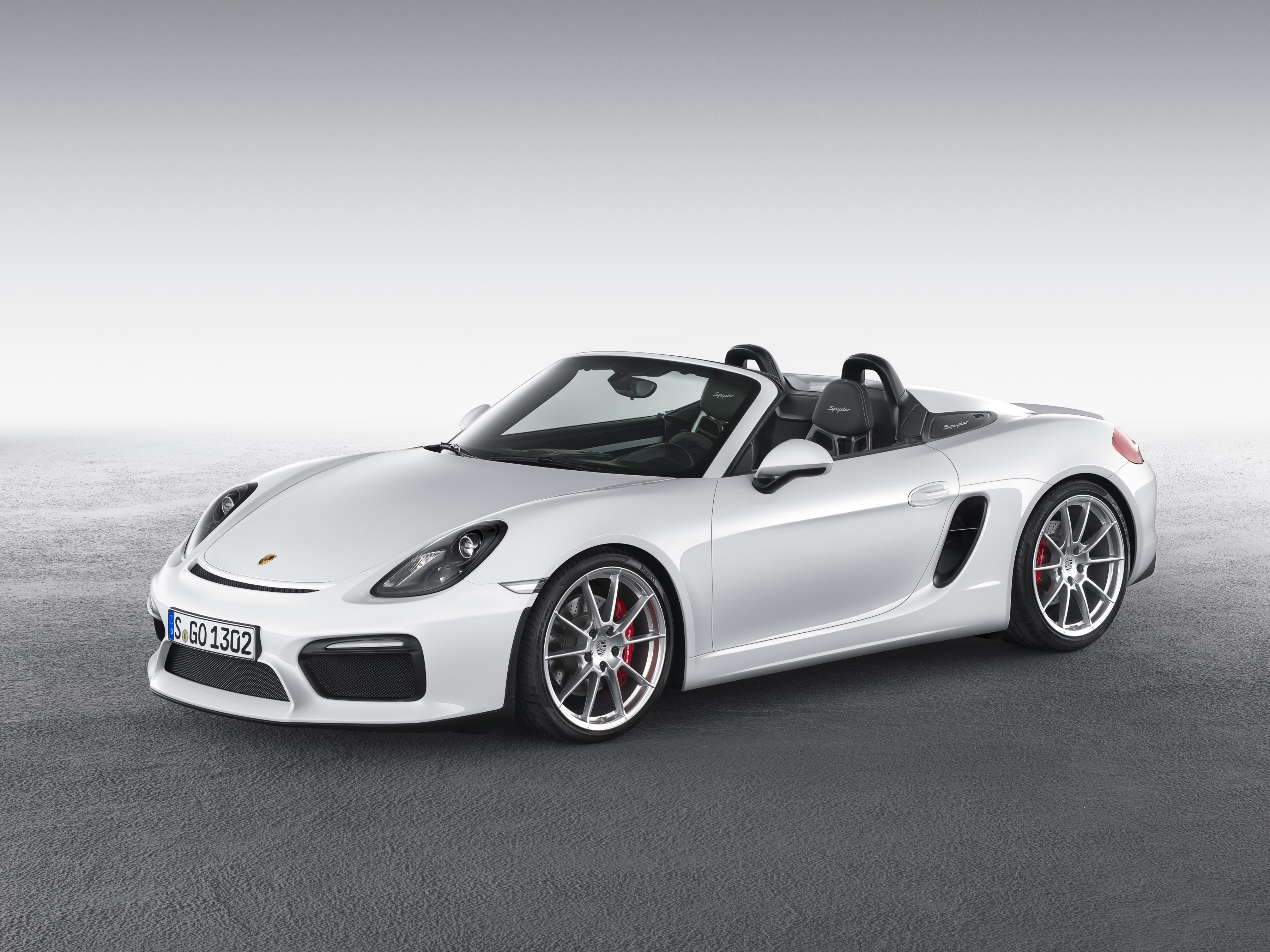 Porsche 2016 Boxster Spyder - avant / front - open