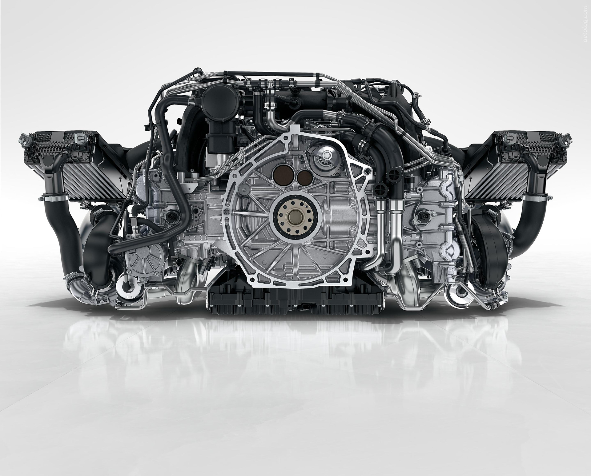 Porsche 911 (Type 991) Carrera - engine / moteur - flat-6