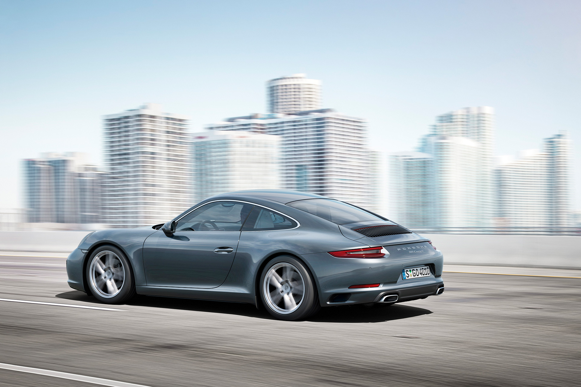 Porsche 911 (Type 991) Carrera - 2016 - side-face / profil