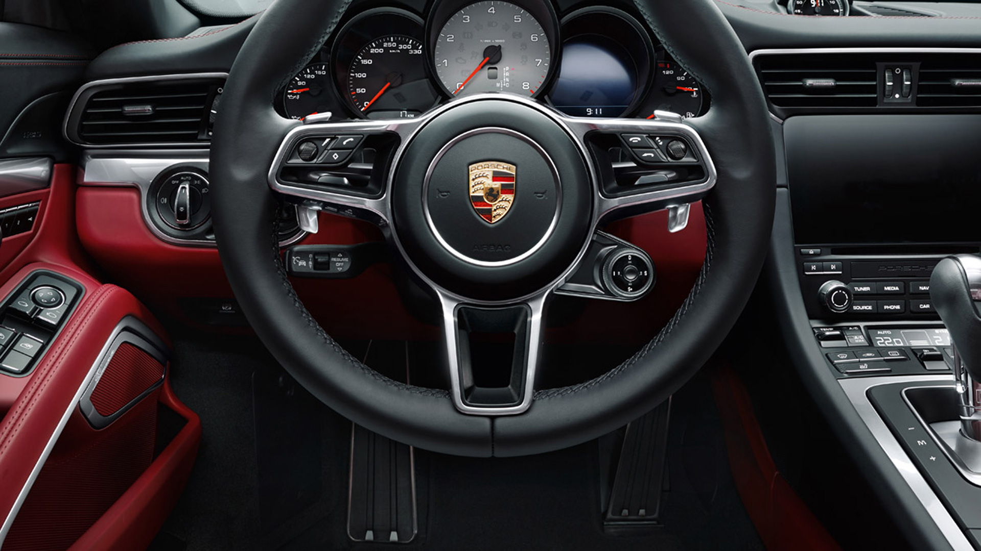 Porsche 911 (Type 991) Carrera S - 2016 - drive wheel / volant