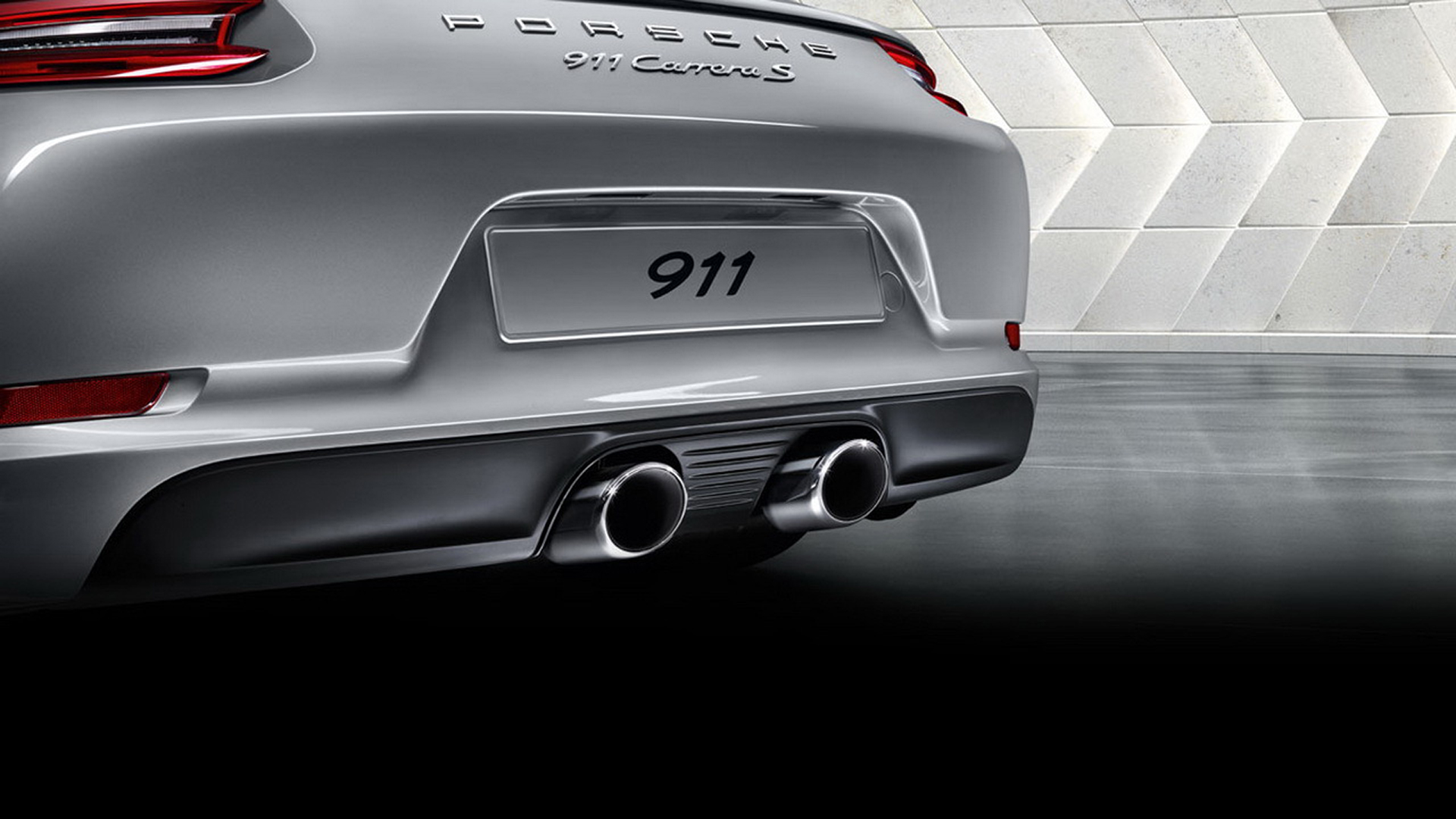 Porsche 911 (Type 991) Carrera S - 2016 - exhaust pipe / pot d'échappement