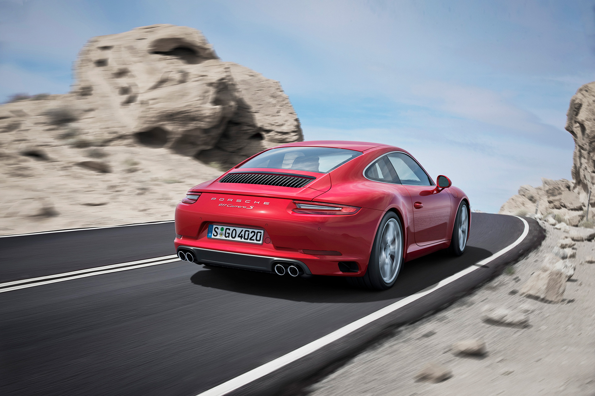 Porsche 911 (Type 991) Carrera S - 2016 - rear / arrière