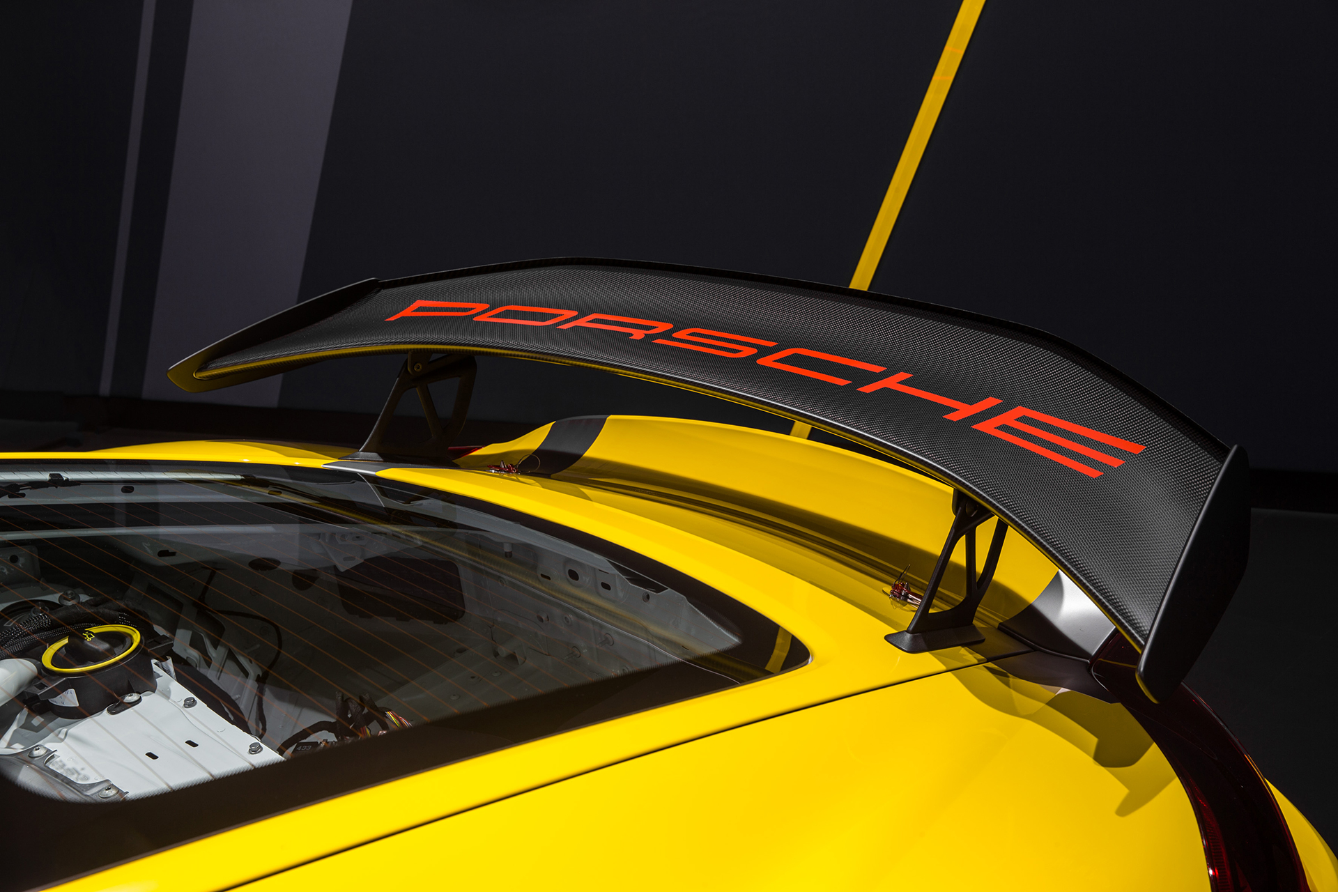 Porsche Cayman GT4 Clubsport - 2015 - aileron arrière / rear wing