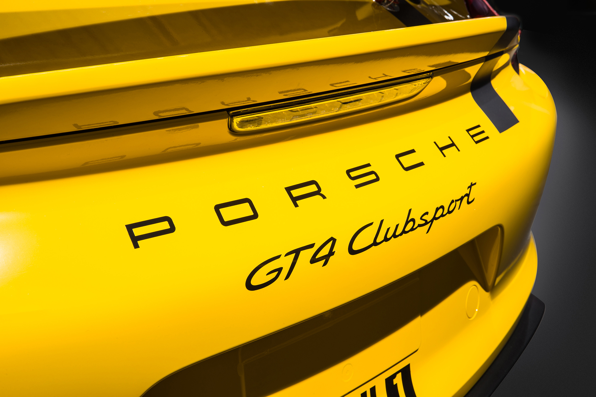 Porsche Cayman GT4 Clubsport - 2015 - signature Clubsport