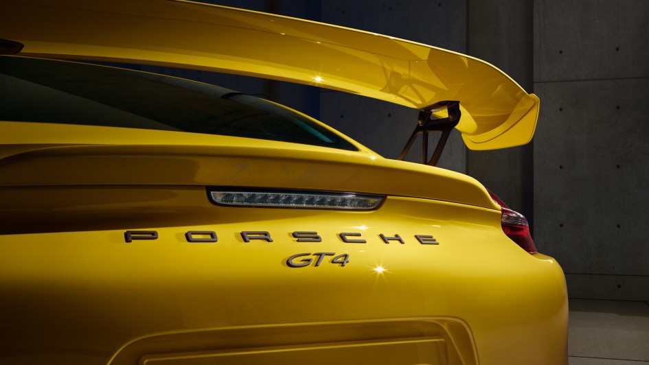 Porsche Cayman GT4 - aileron arrière