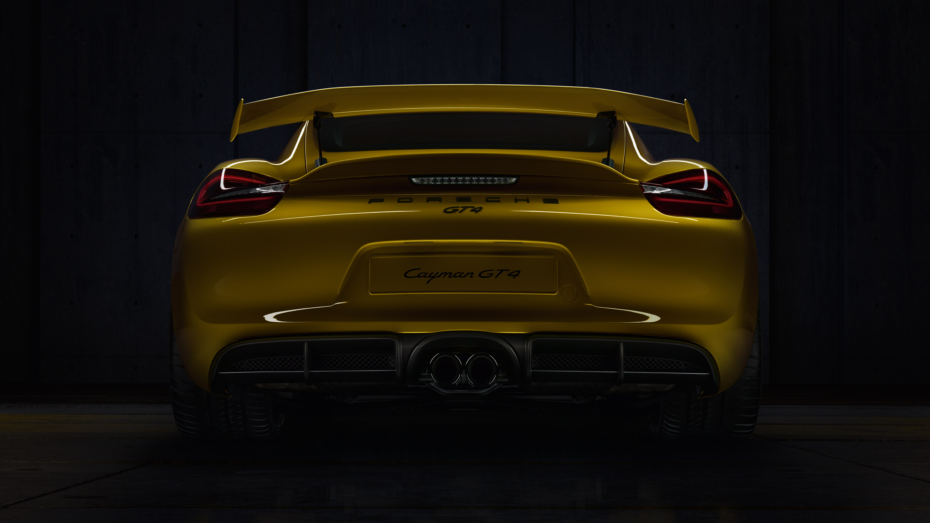 Porsche Cayman GT4 - face arrière