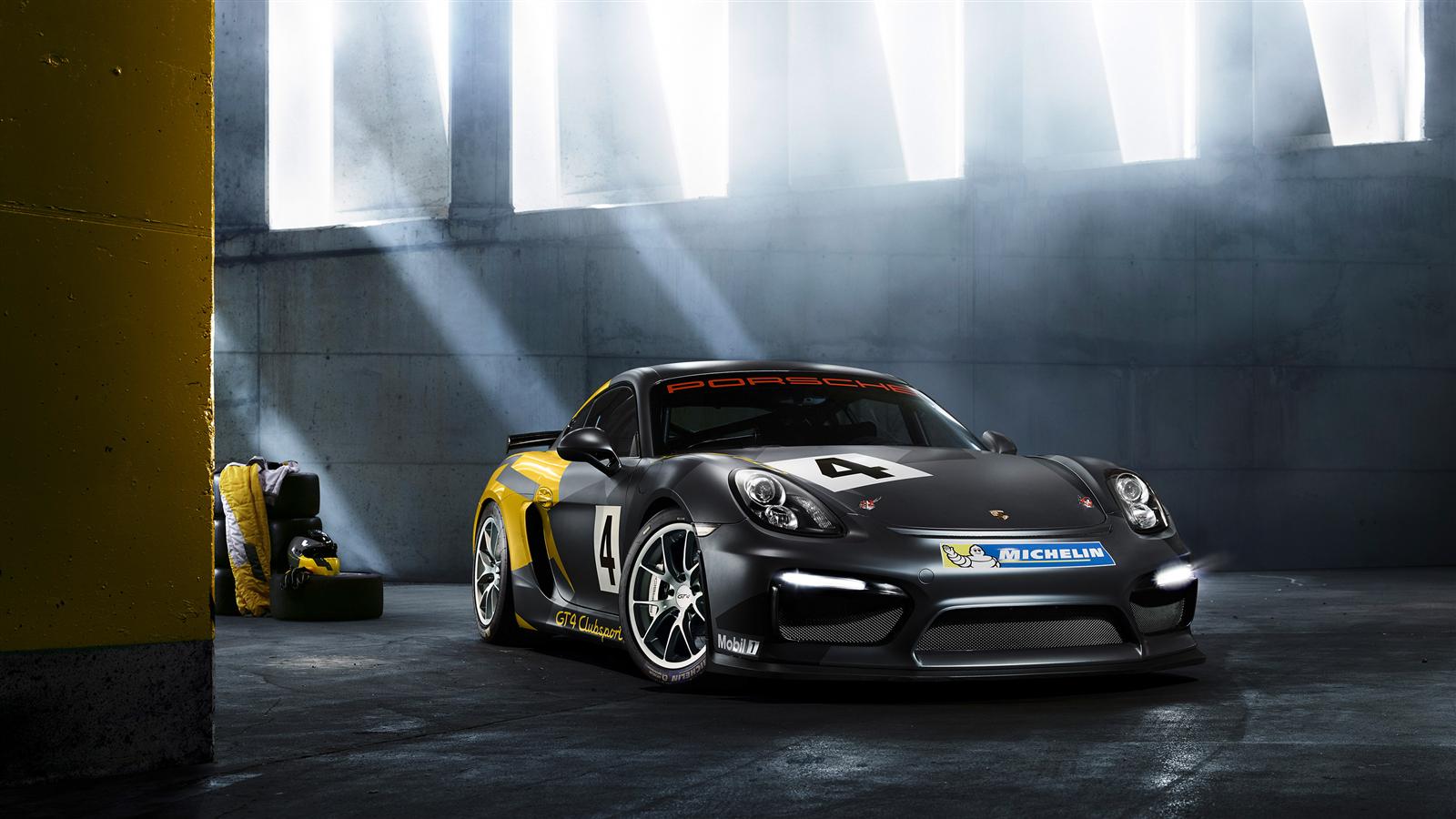 Porsche Cayman GT4 Clubsport - 2015 - profil avant / front side-face