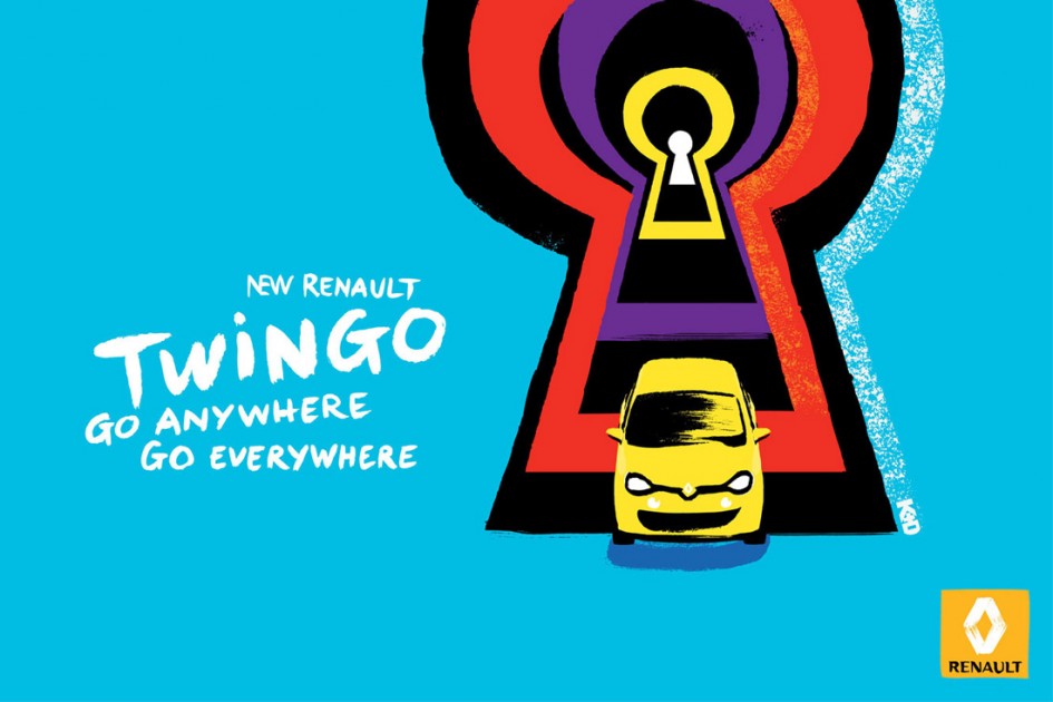 Serrure - Nouvelle Renault Twingo - Print - Kuntzel + Deygas