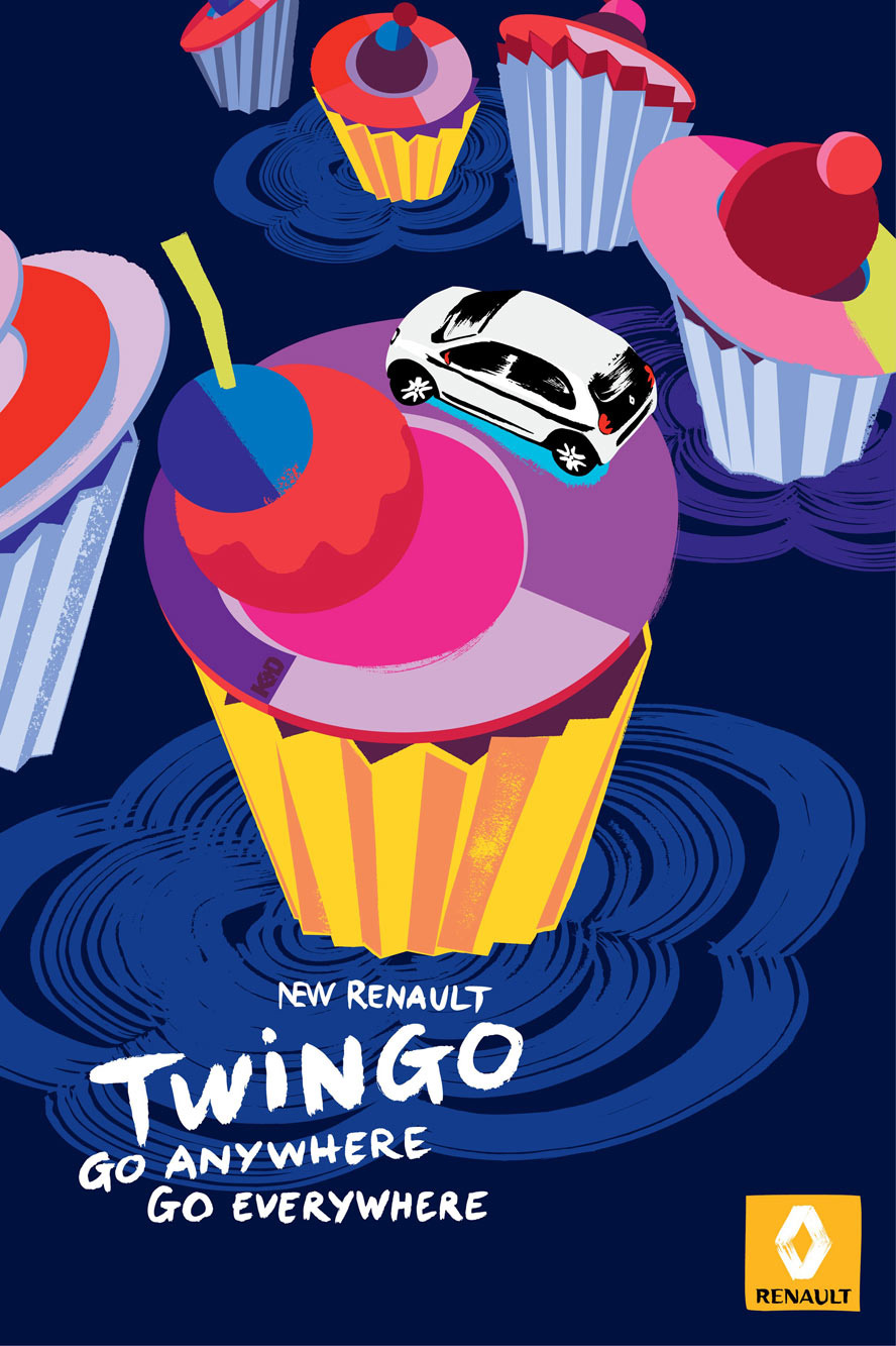 Dessert - Nouvelle Renault Twingo - Print - Kuntzel + Deygas