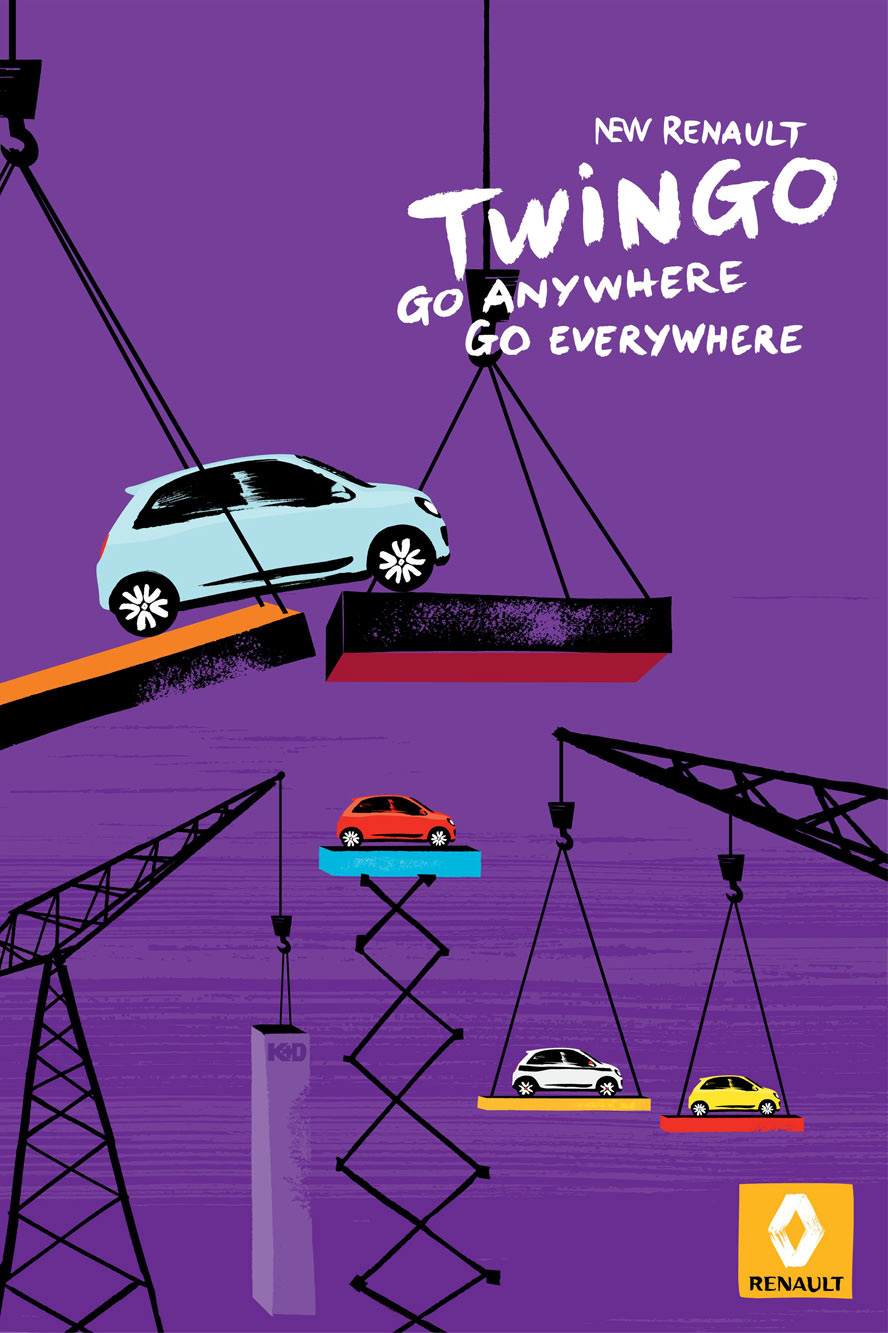 Grue - Nouvelle Renault Twingo - Print - Kuntzel + Deygas