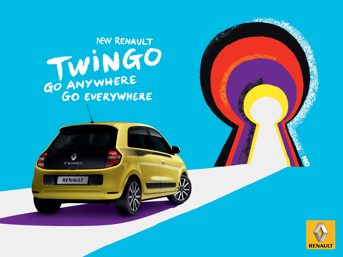 Trou de serrure - Nouvelle Renault Twingo - Print - Kuntzel + Deygas