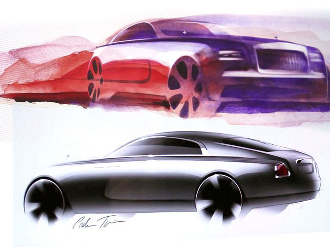 Rolls Royce Wraith - Sketch