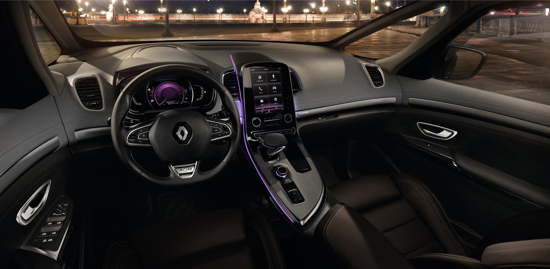 Renault Espace 2015 - Initiale Paris - volant / wheel 