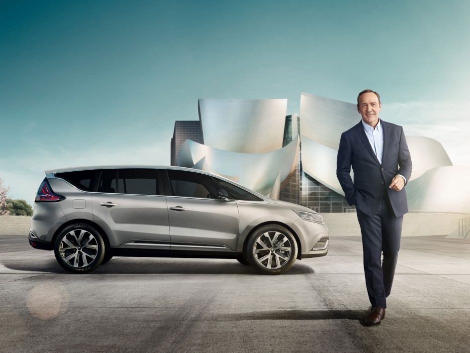 Kevin Spacey et le nouveau Renault Espace