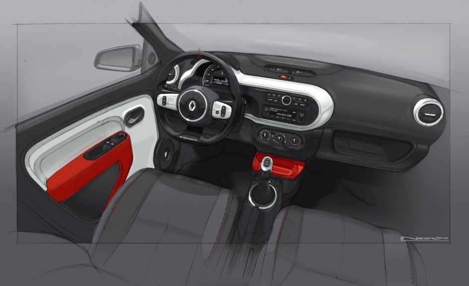 Design Intérieur Renault Twingo III