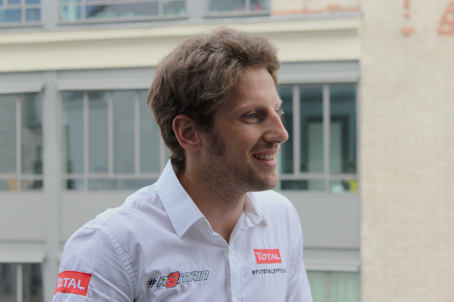 Romain Grosjean - interview - ThePretender NUMA - Paris 2015 - Photo Arnaud