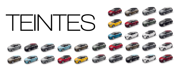 TEINTES : Toutes les voitures, tous les coloris, un site. All the cars, all the colors, one website.