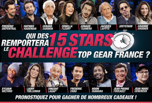 Top Gear France - 2016 - saison 2 - casting stars invités