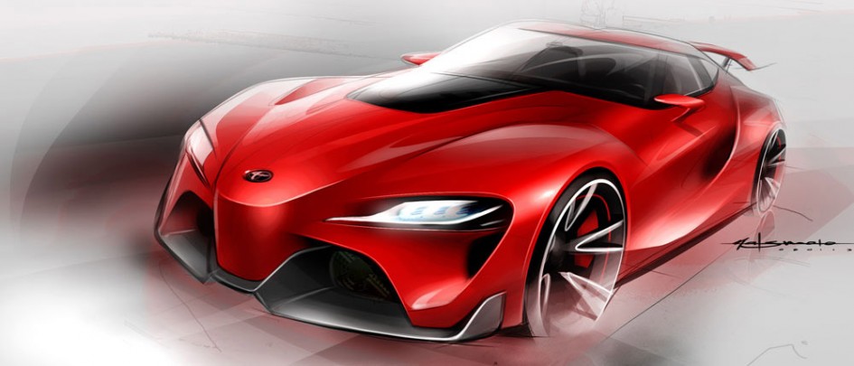 Extérieur avant FT-1 Sketch - Toyota - Calty