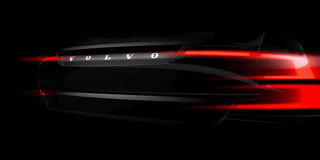 Volvo S90 - rear / arrière - teaser 2015