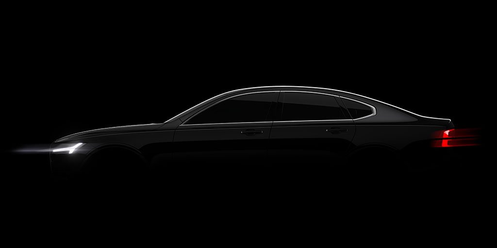 Volvo S90 - side-face / profil - teaser 2015