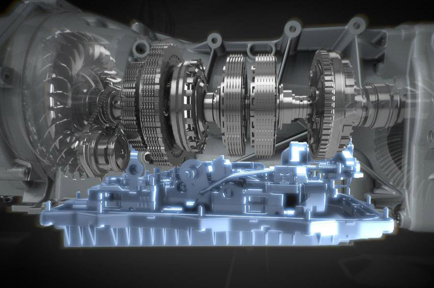 Aston Martin - gearbox ZF - rendu 3D