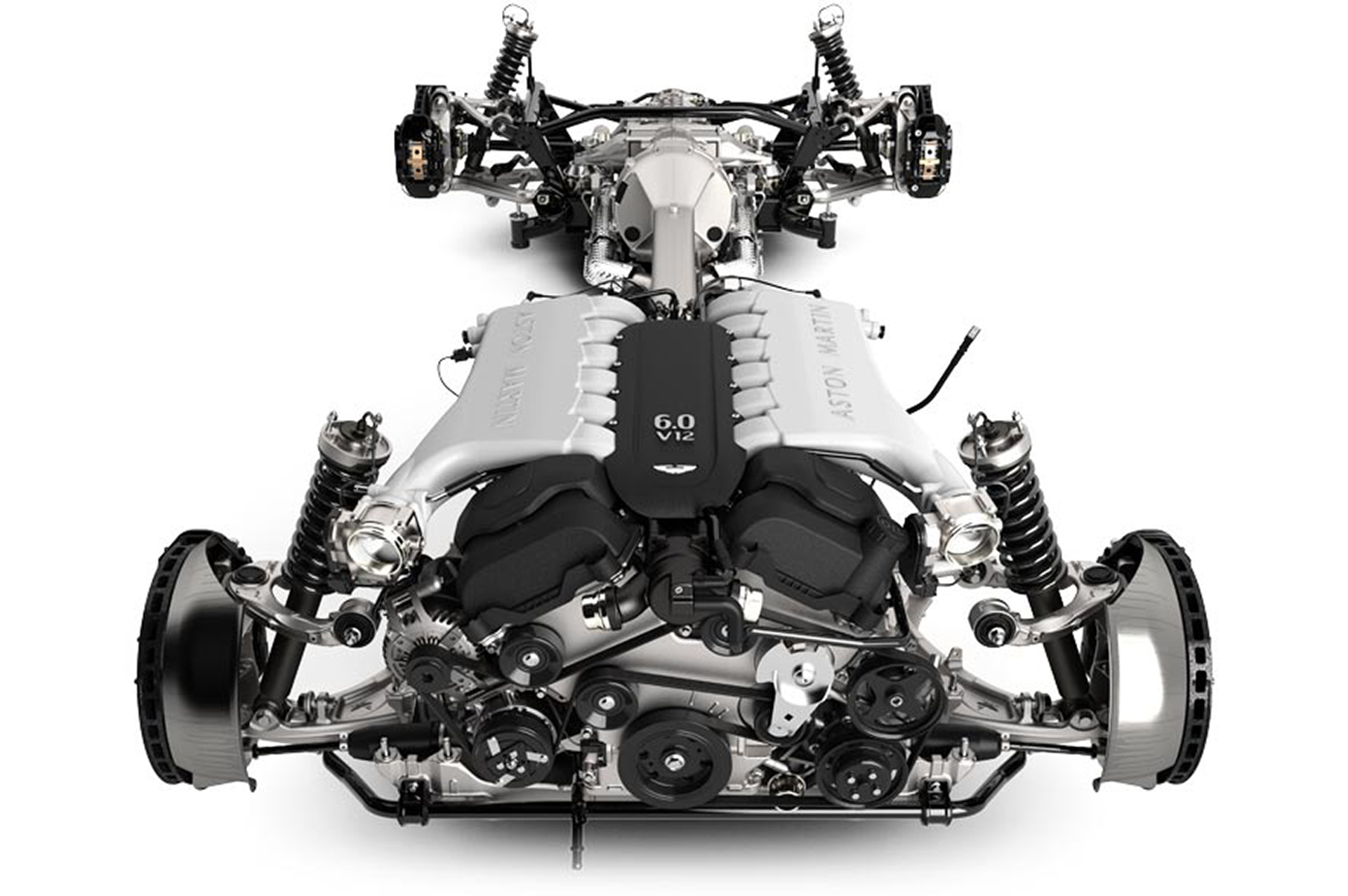 Aston Martin Vanquish - V12 - moteur / engine