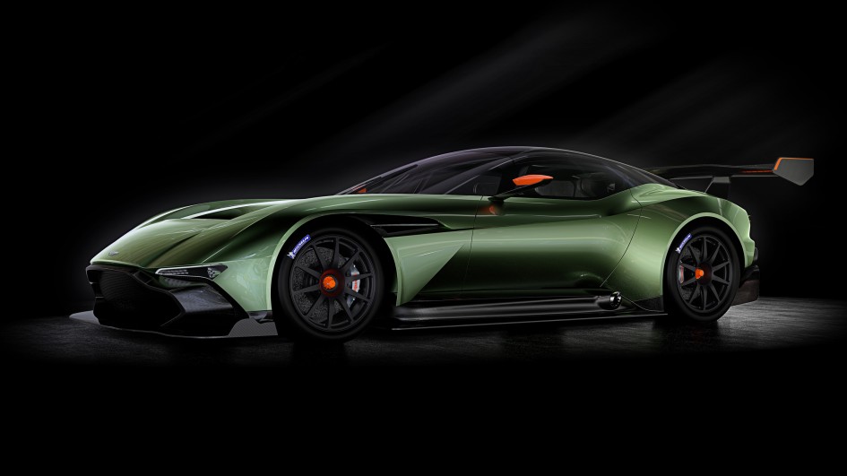 Aston Martin Vulcan - profil avant