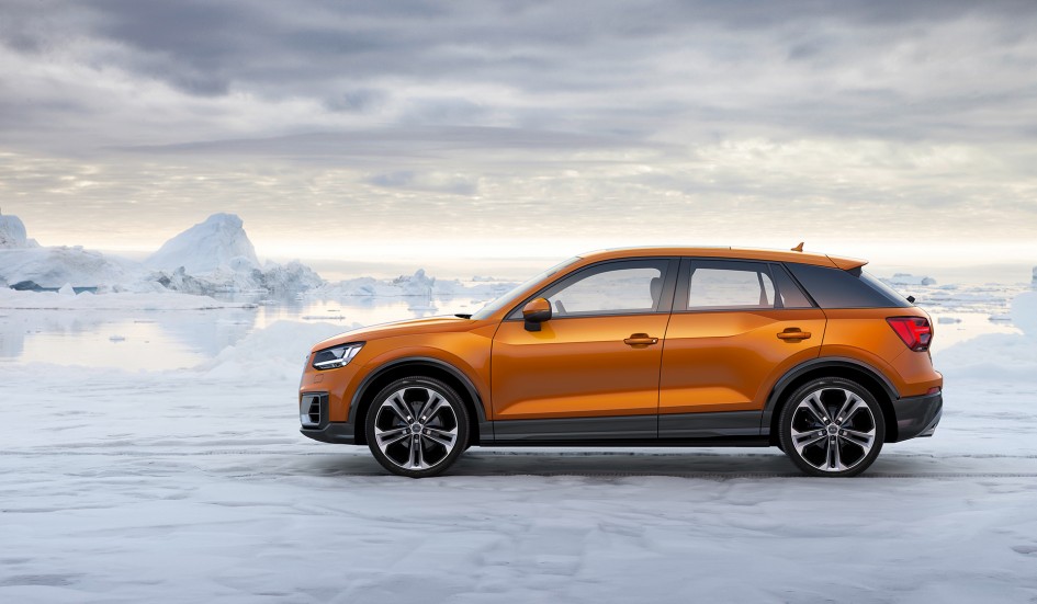 Audi Q2 TFSI quattro 2016 - side-face / profil