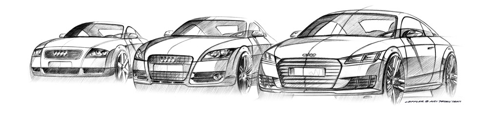 Sketch Audi TT design