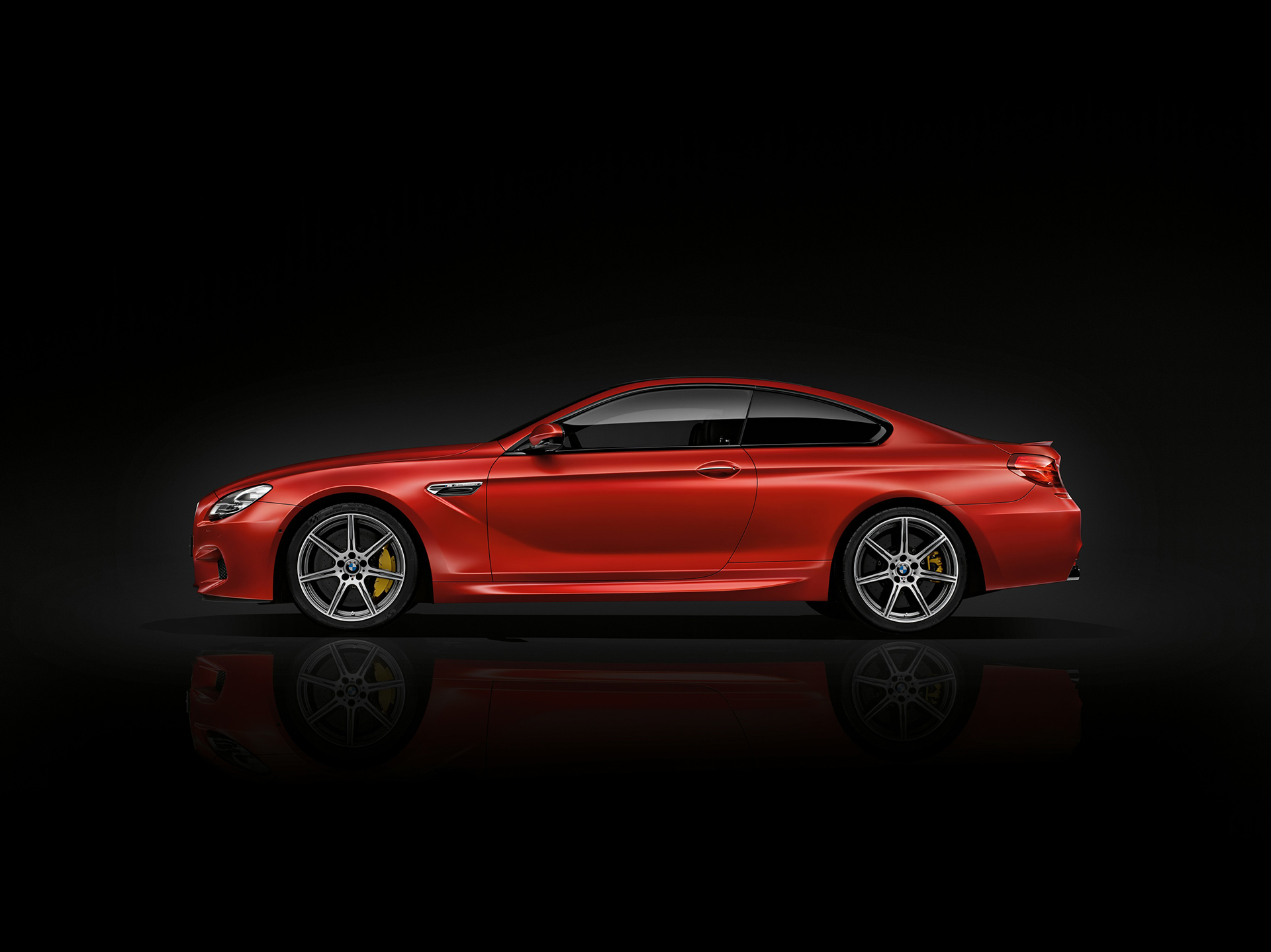 BMW M6 coupé 2015 - side-face / profil