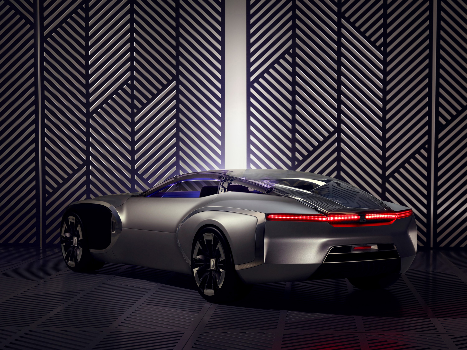 Coupé Corbusier Concept - 2015 - profil arrière / rear side-face - Design Groupe Renault