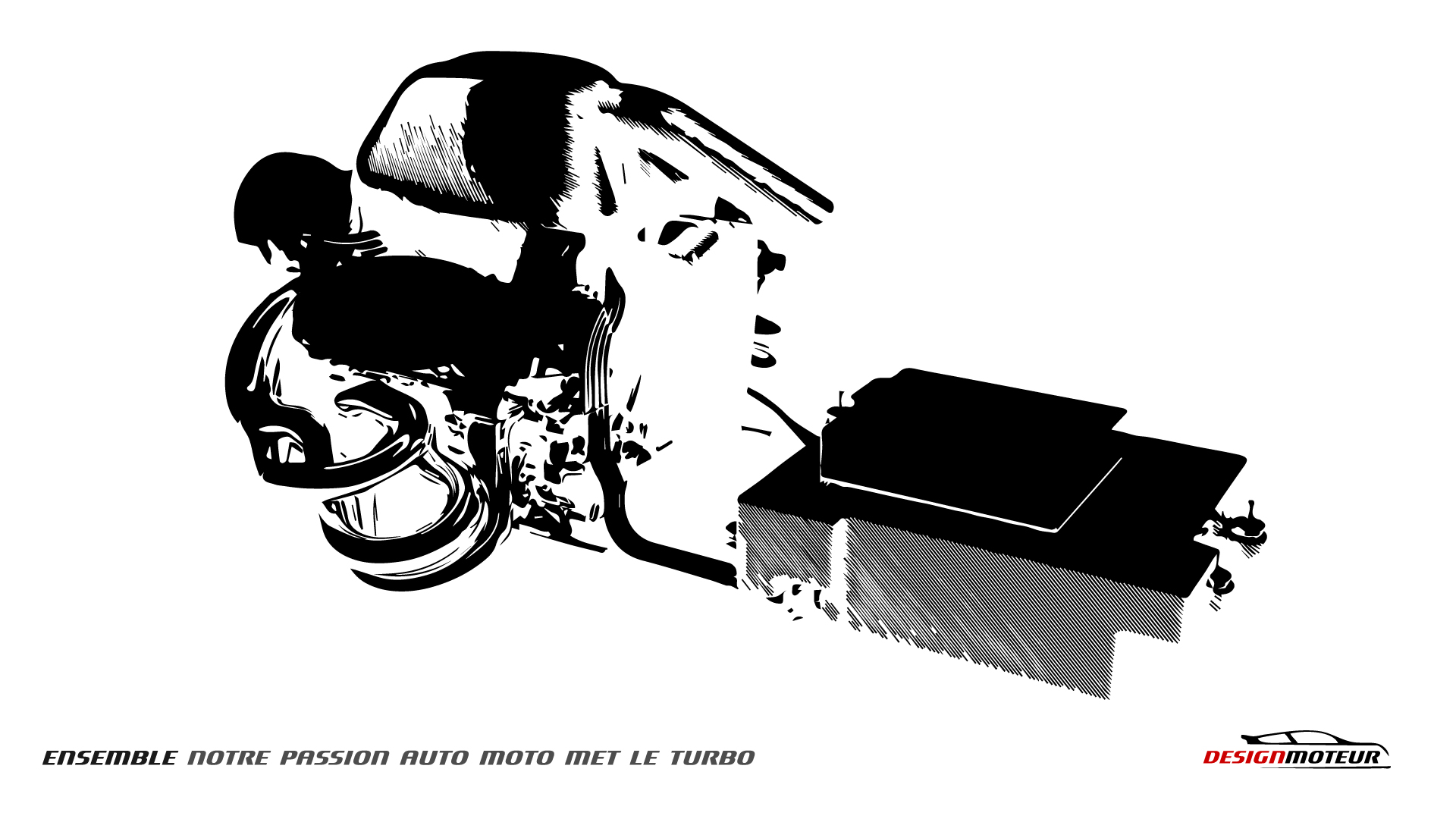 Wallpaper DESIGNMOTEUR 2014 - F1 POWER UNIT