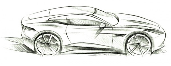 Dessin Jaguar F-TYPE Coupé