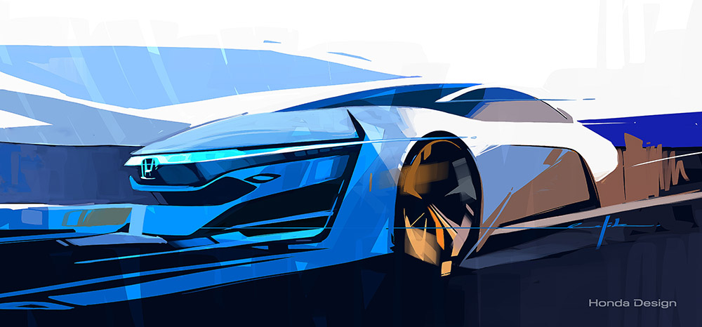 Dessin Concept FCEV - Honda