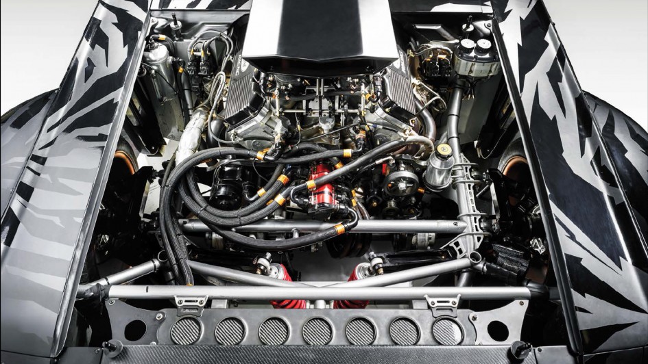 1965 Ford Mustang Hoonicorn RTR - 2015 - moteur / engine - Ford V8