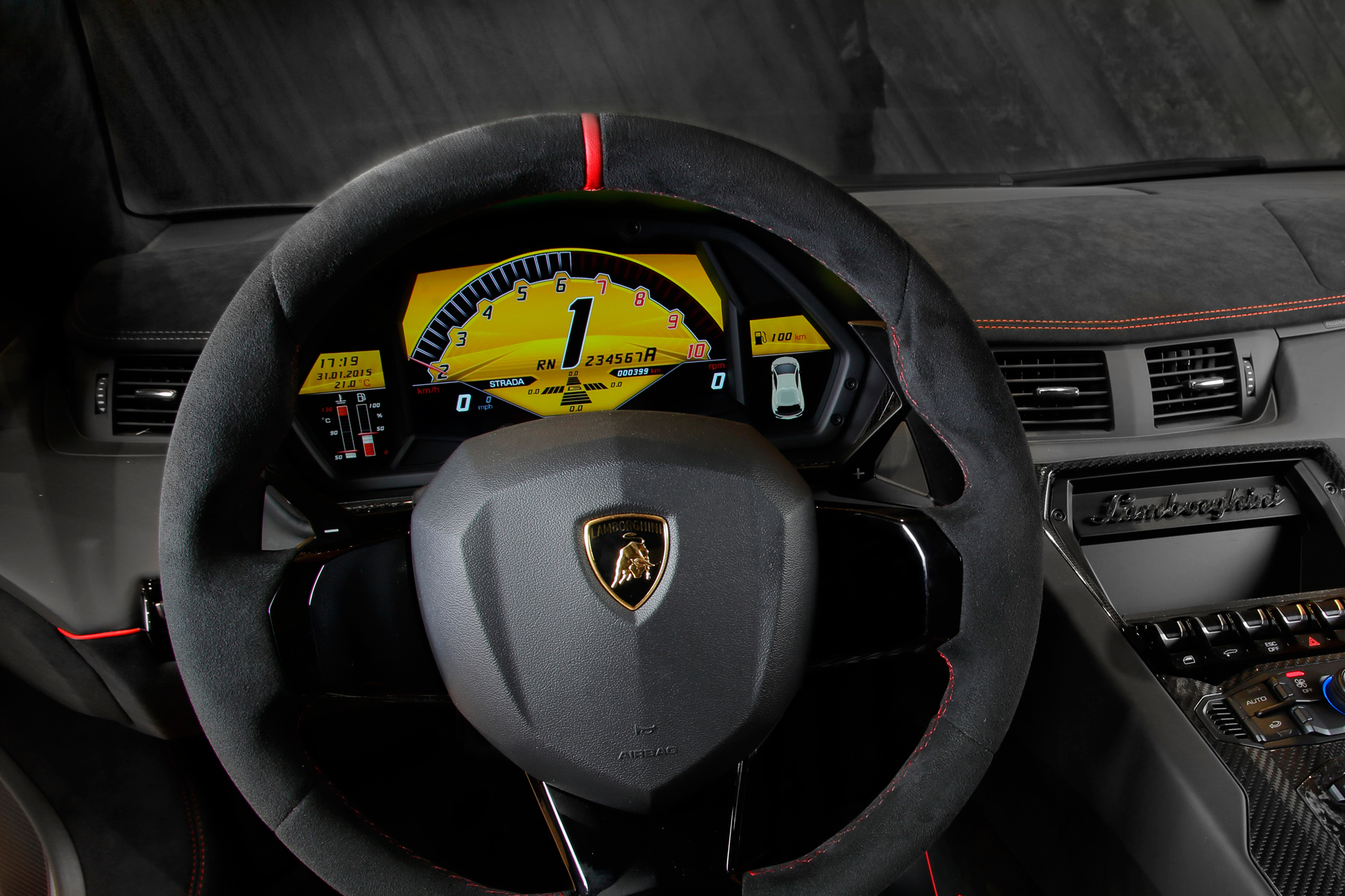 Lamborghini LP750-4 Superveloce - volant