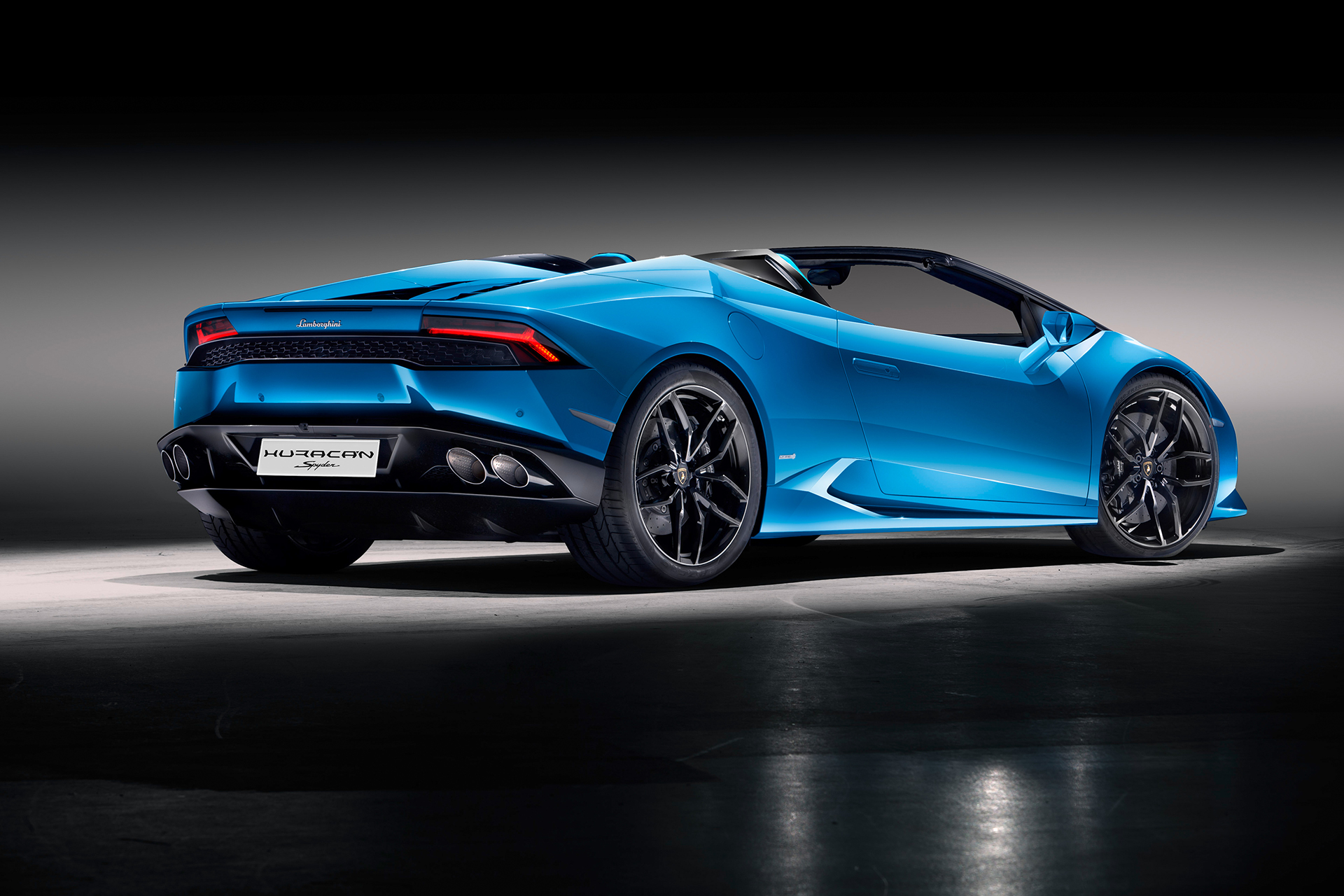 Lamborghini Huracán LP 610-4 Spyder - profil arrière / rear side-face