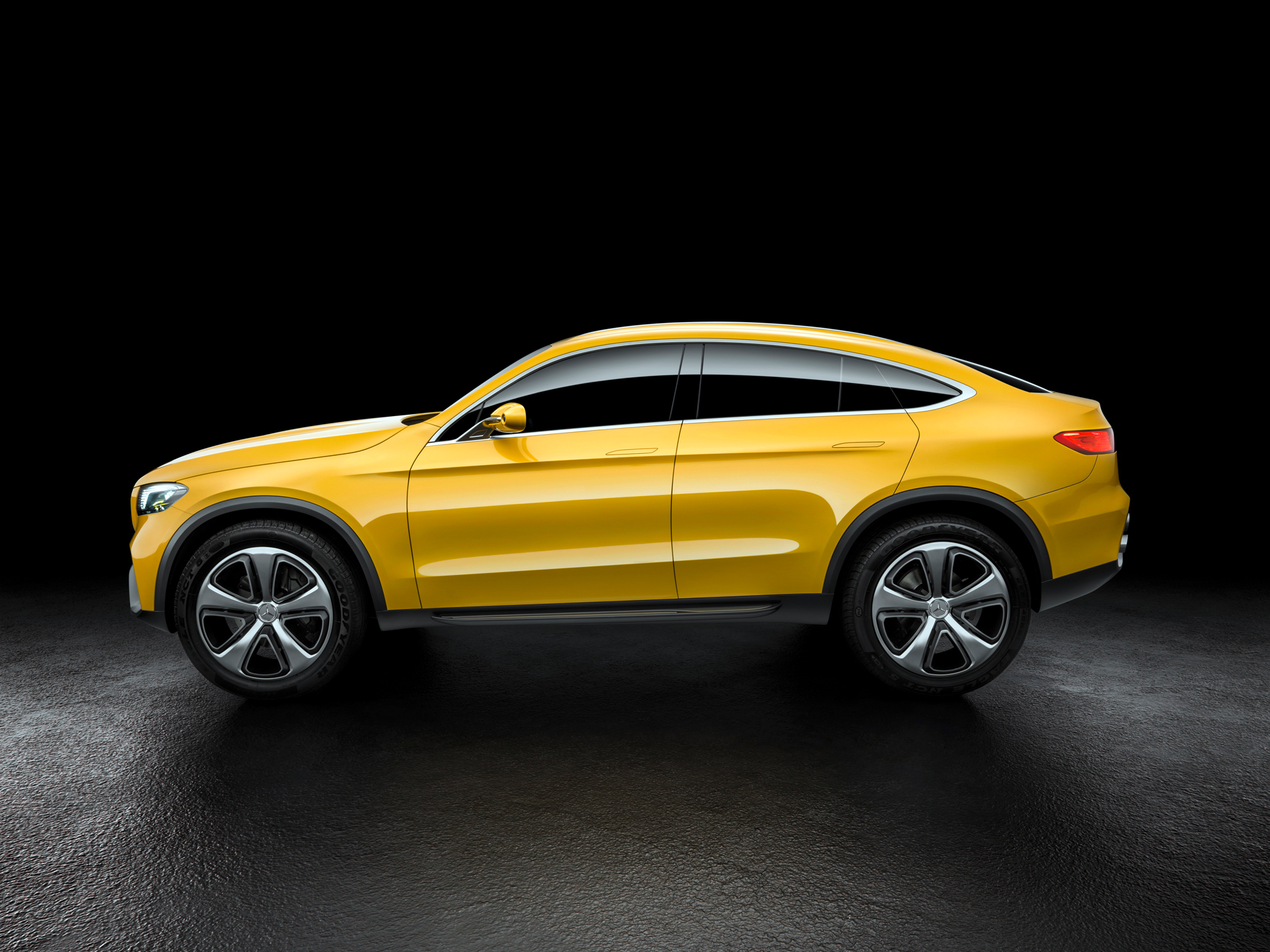 Mercedes-Benz Concept GLC Coupe - profil / side face