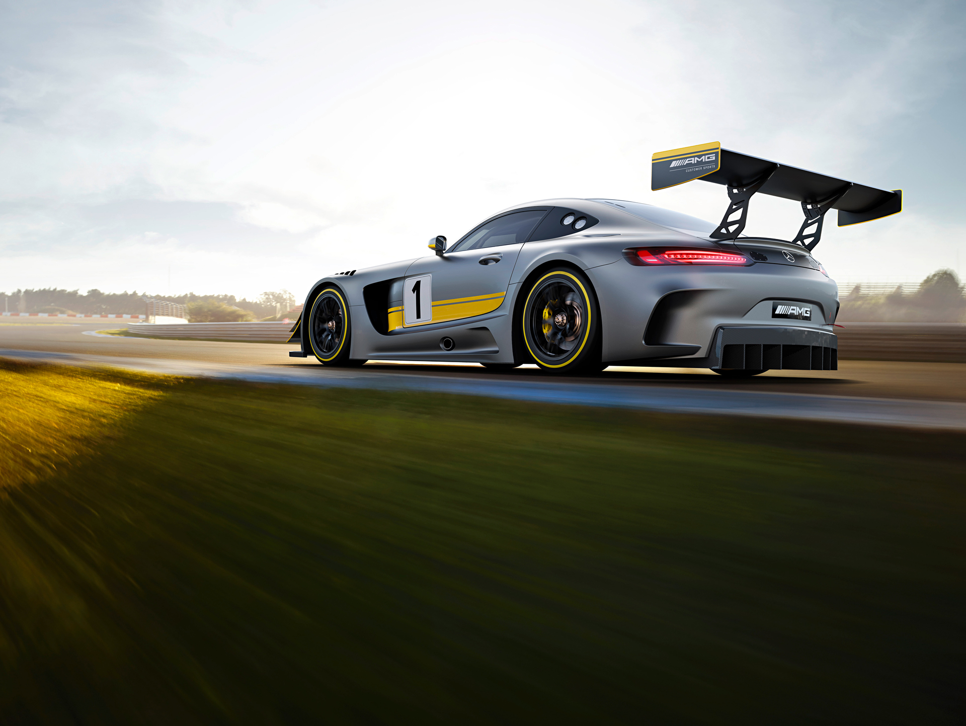 Mercedes-AMG GT3 - profil arrière