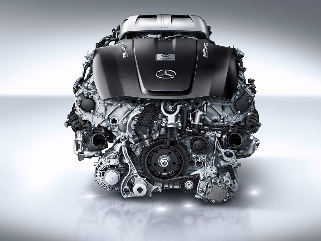 Moteur V8 4.0 litres biturbo - M178 - Mercedes-Benz AMG