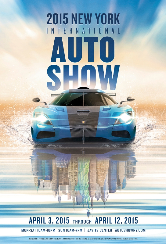 2015 New York International Automobile Show Poster Art