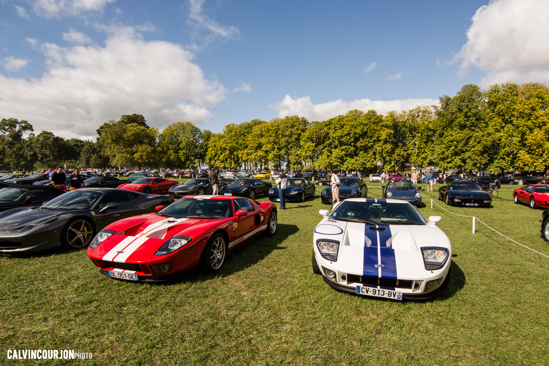 parking Ford GT - Chantilly 2015 – photo Calvin Courjon