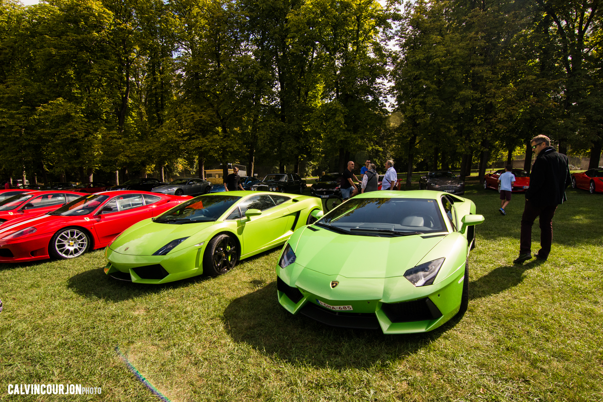 parking Lamborghini - Chantilly 2015 – photo Calvin Courjon