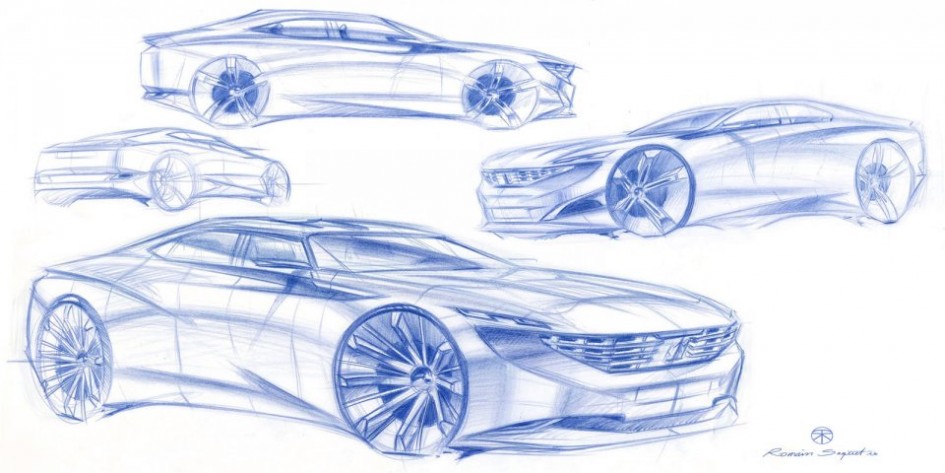 Dessin - Peugeot Exalt Concept