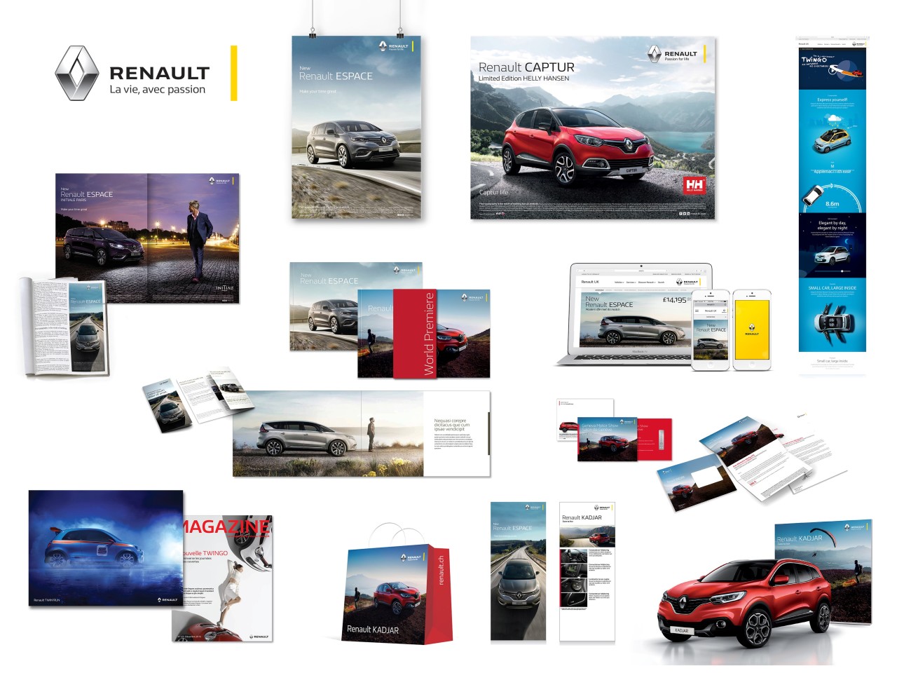 Nouvel univers produit de marque du constructeur Renault