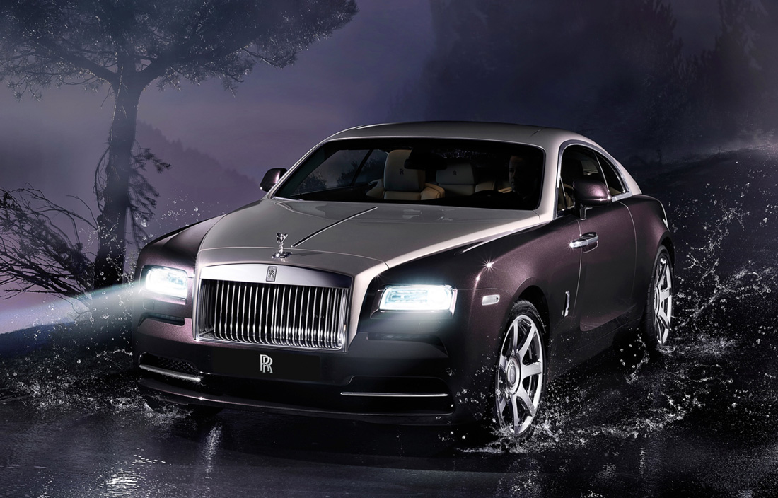 Rolls Royce Wraith, avec moteur V12 « turbine d'avion » BMW