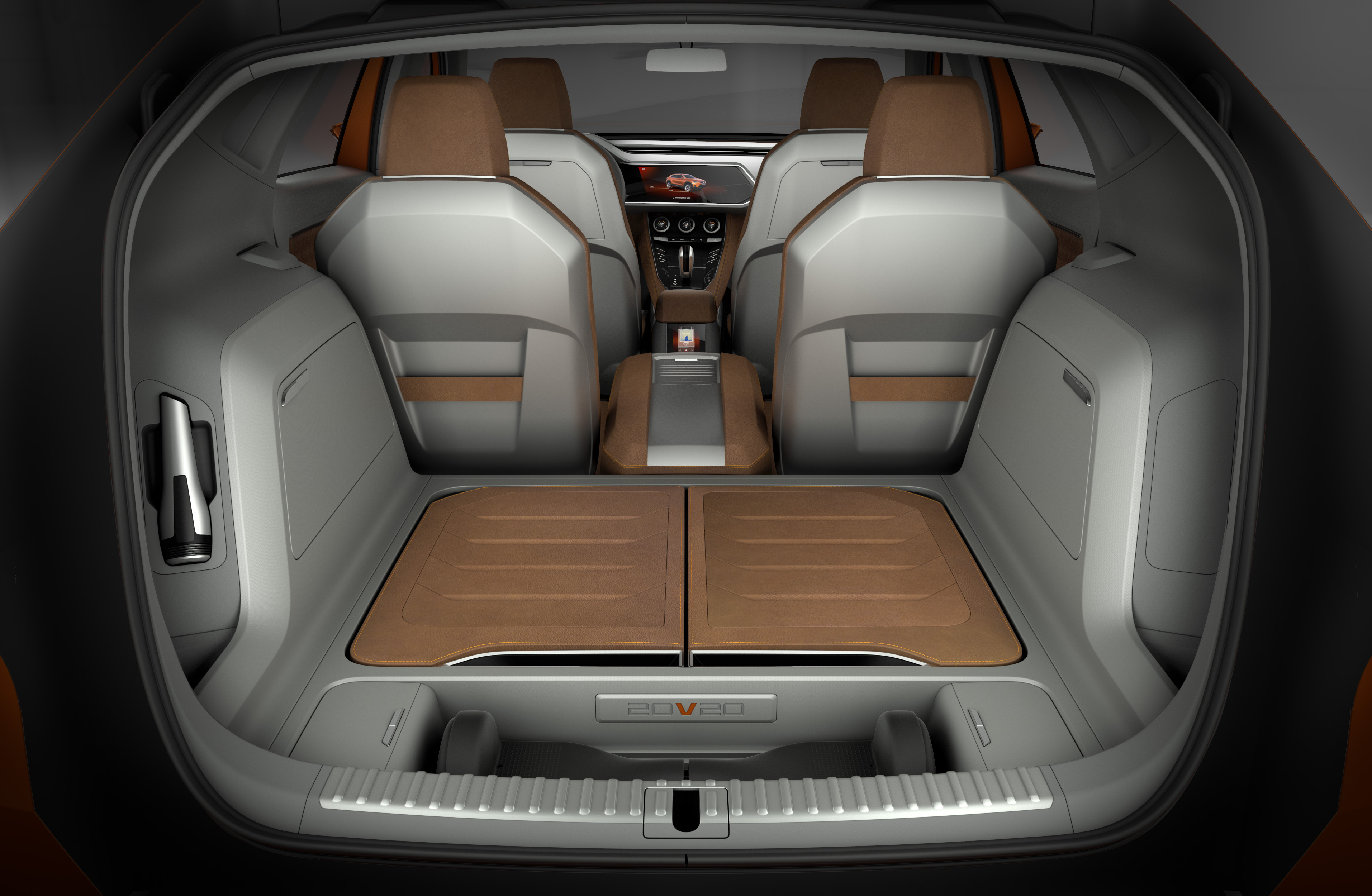 concept-car SEAT 20V20 - intérieur coffre