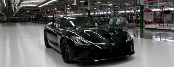 SRT Viper Usine Chrysler